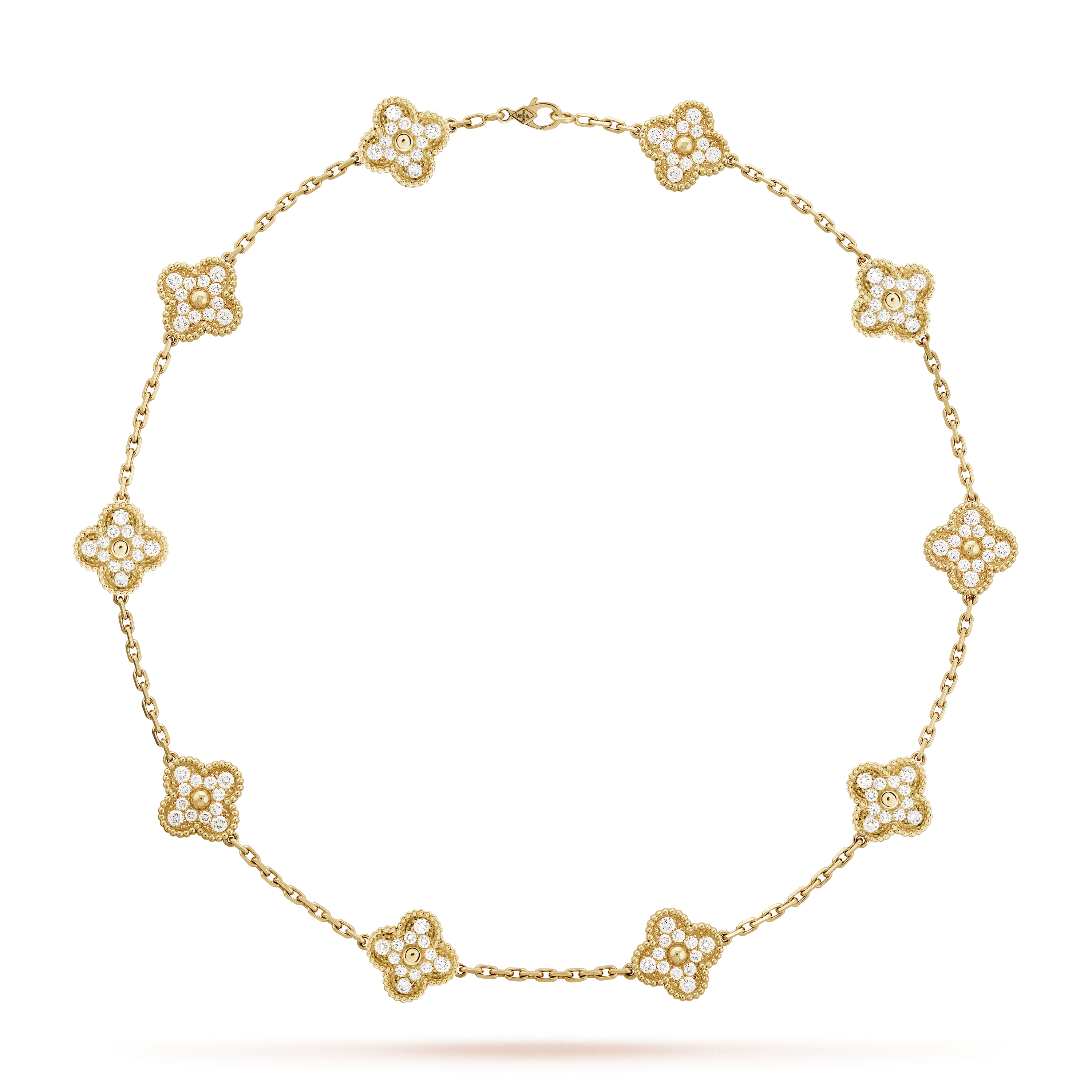 Vintage Alhambra 10 Motifs Necklace Design