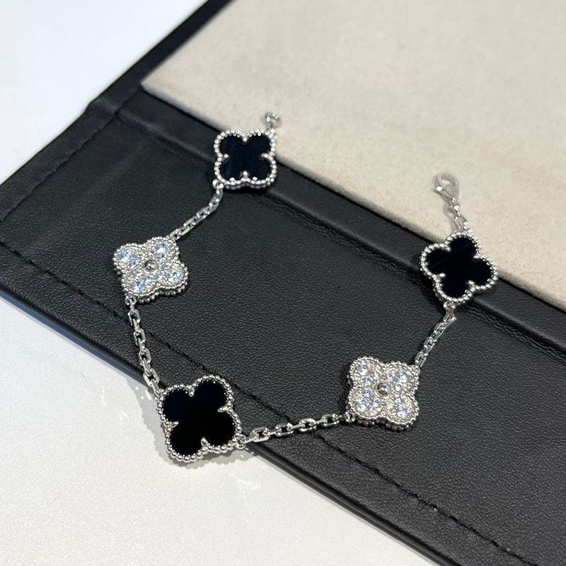 Vintage Alhambra Five Motifs Clover Elegance Bracelet