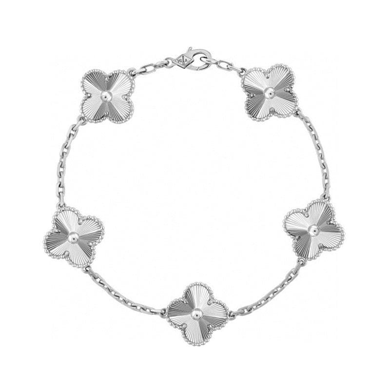 Vintage Alhambra Clover Bracelet With Five Motifs