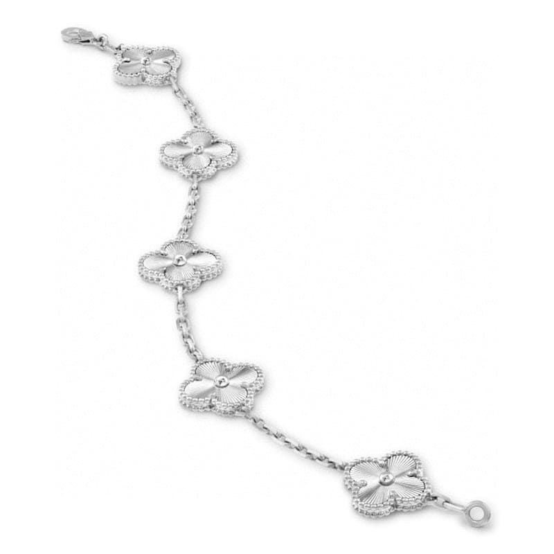 Vintage Alhambra Clover Bracelet With Five Motifs