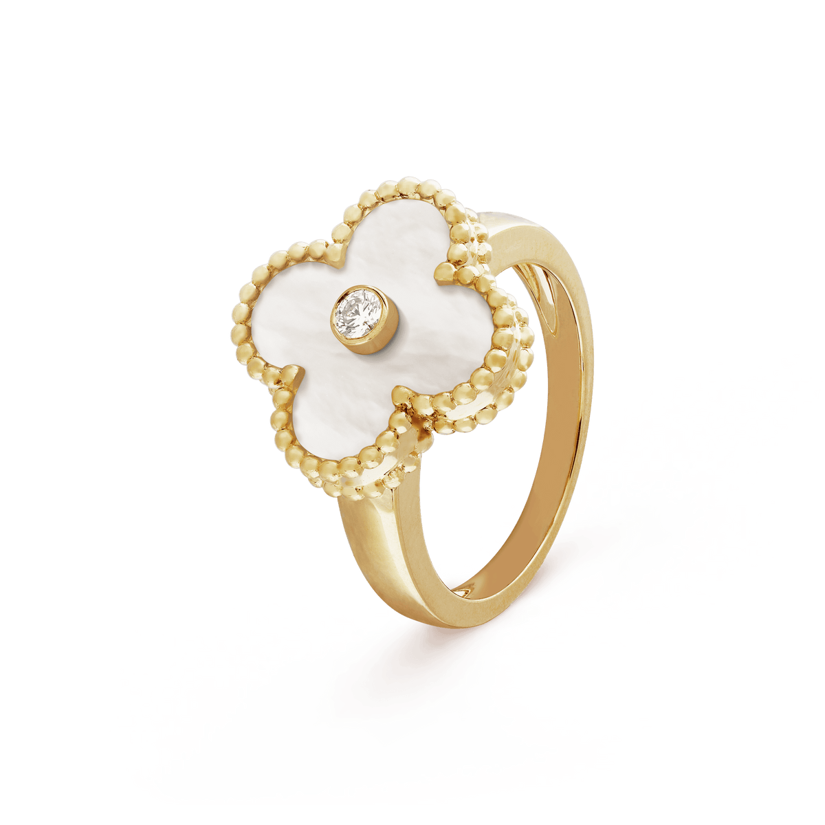 Vintage Alhambra Pearl Ring