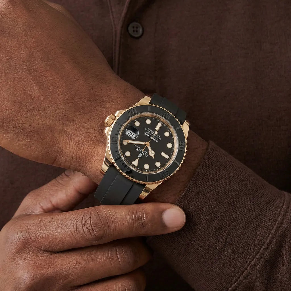 Yacht-Master Oysterflex Men’s Watch With Dial Design