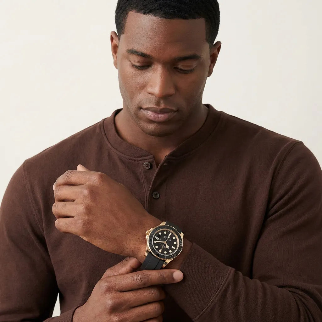 Yacht-Master Oysterflex Men’s Watch With Dial Design