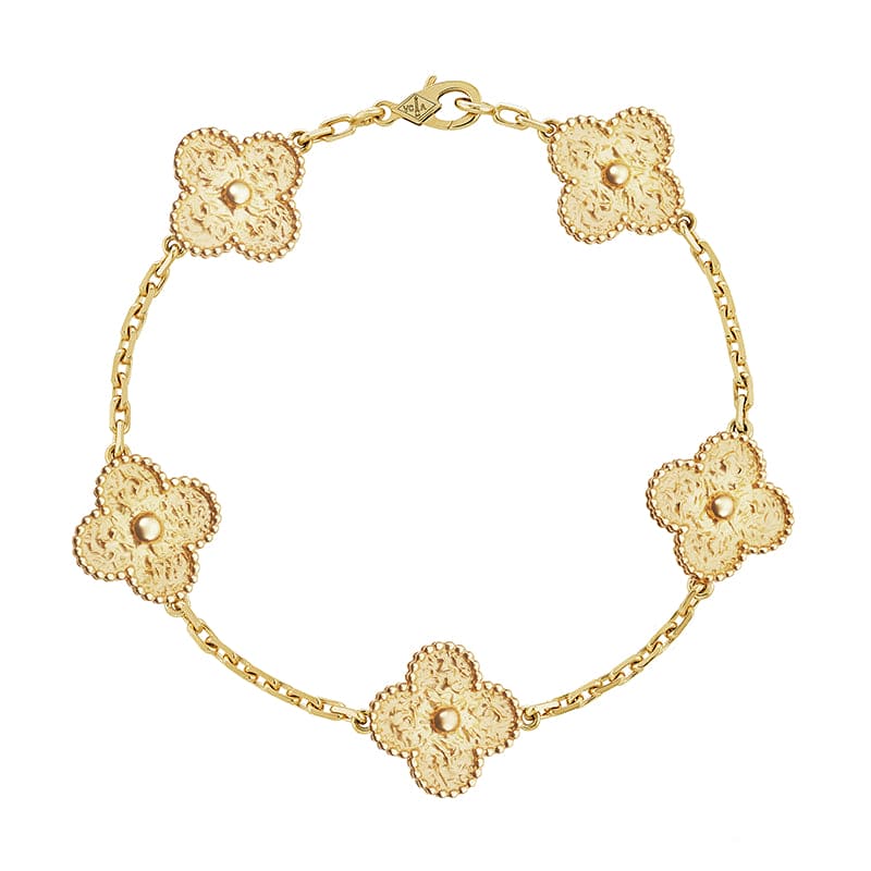 Five Motifs Clover Bracelet
