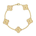 Five Motifs Clover Bracelet