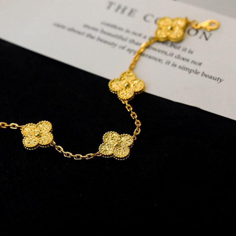 Five Motifs Clover Bracelet