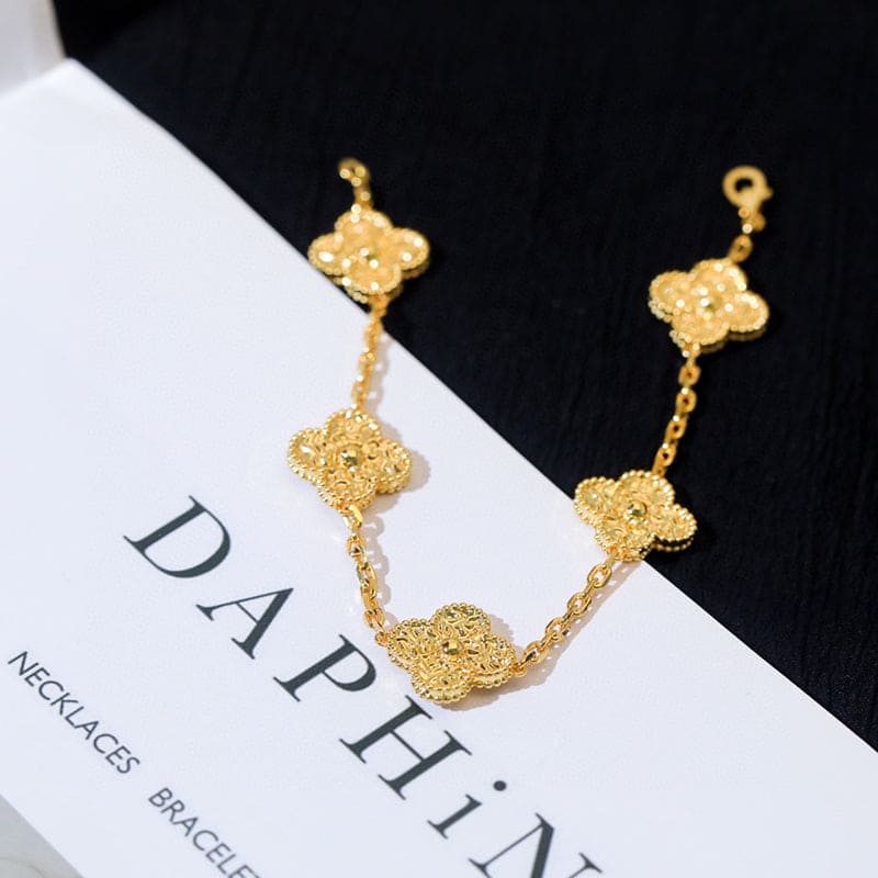 Five Motifs Clover Bracelet