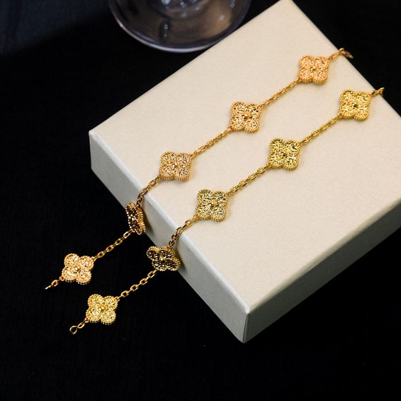 Five Motifs Clover Bracelet